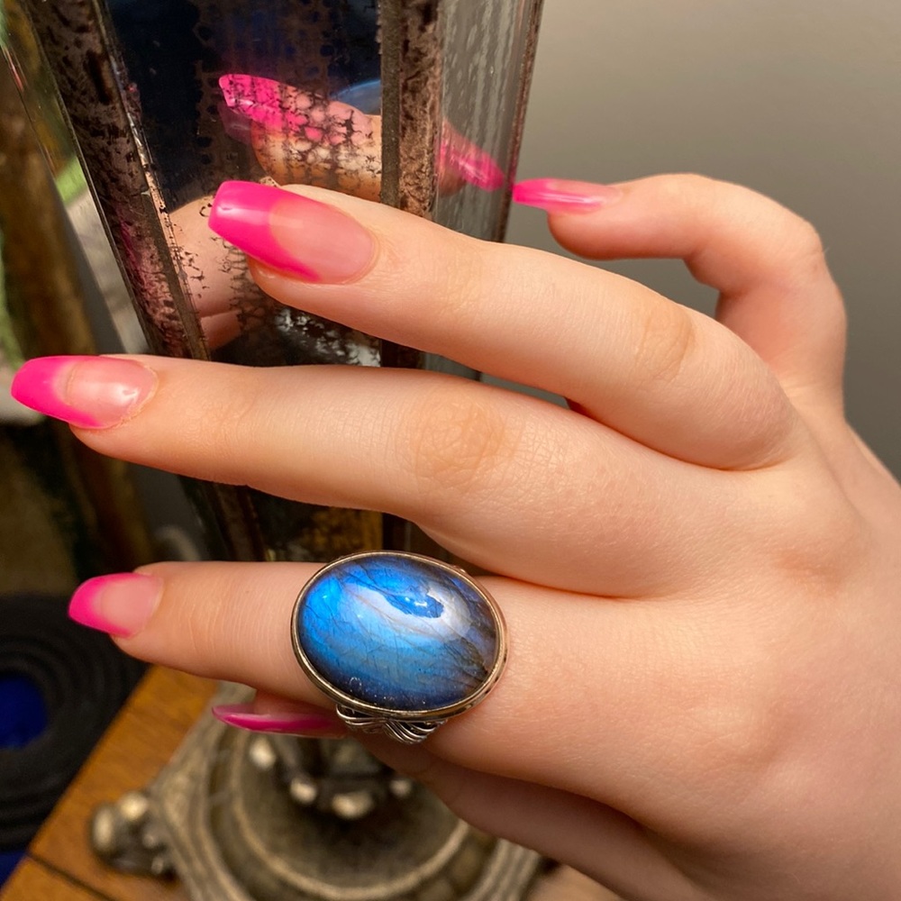 Beautiful Ring Labradorite